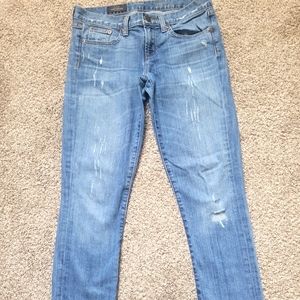 J.CREW slightly distressed Jeans. Size 28.